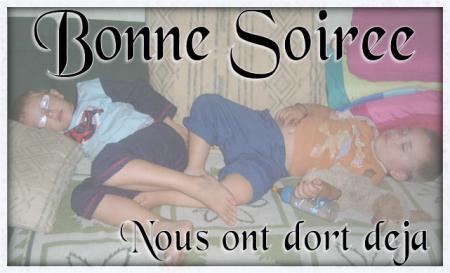 bonne soiree